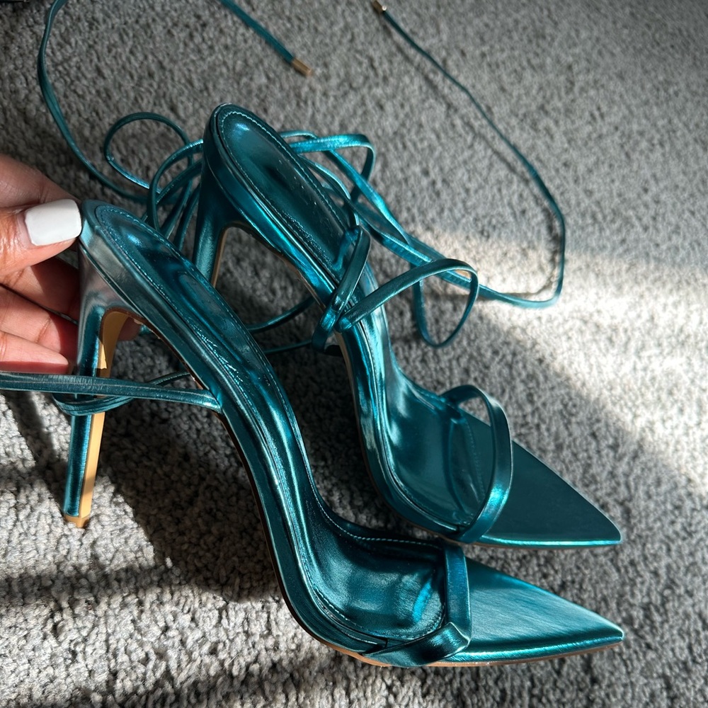 Lace up heels